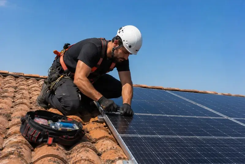 Maintenance et monitoring de panneaux solaires à Saint-Lattier