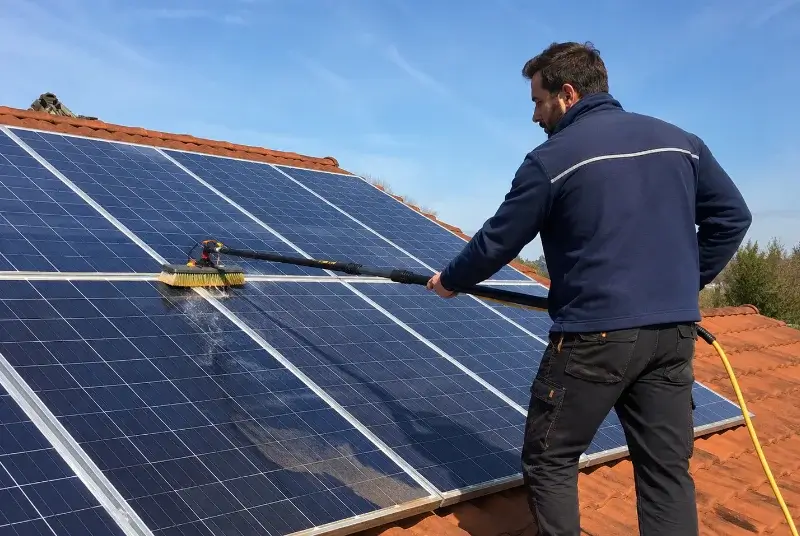 Nettoyage et entretien de panneaux solaires à Saint-Lattier