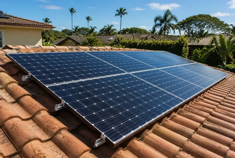 Installation de panneaux solaires à Saint-Lattier